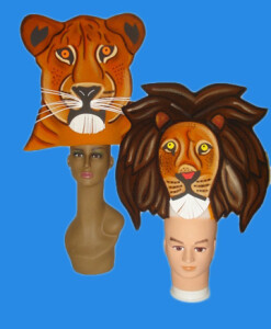 gorros de gomaespuma el rey leon disney leones y leonas