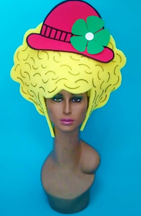 gorros de gomaespuma payaso
