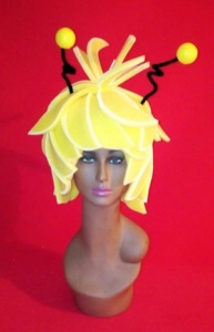 gorro de gomaespuma abeja