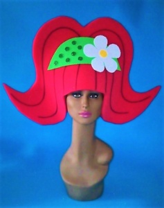 gorros de gomaespuma años 60 brillo