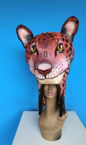 gorros de gomaespuma leopardo 3d
