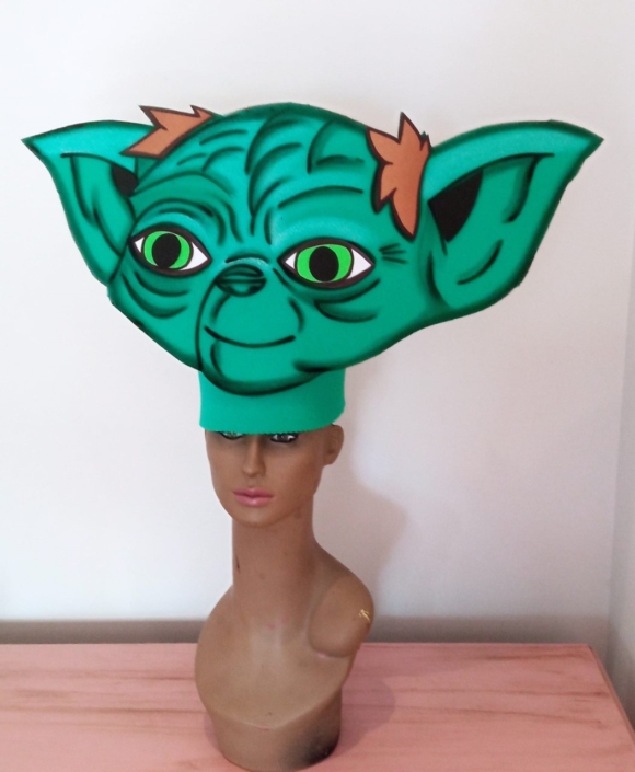 gorros de gomaespuma Joda Star Wars