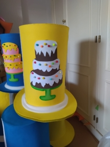 Gorros de gomaespuma Galeras amarillas para el Grand Prix de RTVE